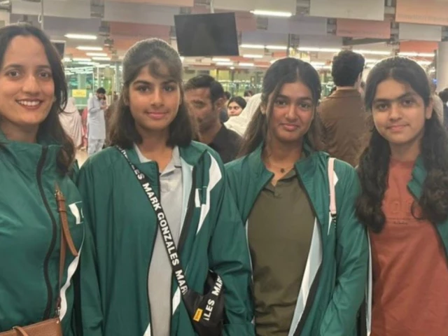 Pak 14&beneath ladies’ tennis staff departs for Asia Oceania Pre-Qualifiers in Vietnam Pak 14&beneath ladies’ tennis staff departs for Asia Oceania Pre-Qualifiers in Vietnam