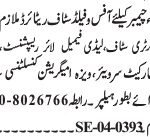 Jang Sunday Categorised Adverts 12 April 2026 for Regulation Workplace 2026 Job Commercial Pakistan