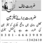 Salesman & Gross sales Workers Jobs 2026 in Lahore 2026 Job Commercial Pakistan