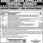 Sindh Labour Appellate Tribunal Karachi Jobs 2026 2026 Job Commercial Pakistan