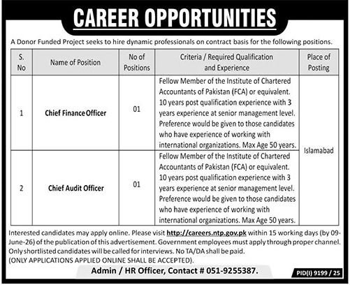 Nationwide TB Management Program Jobs in Islamabad Could 2026 Apply On-line